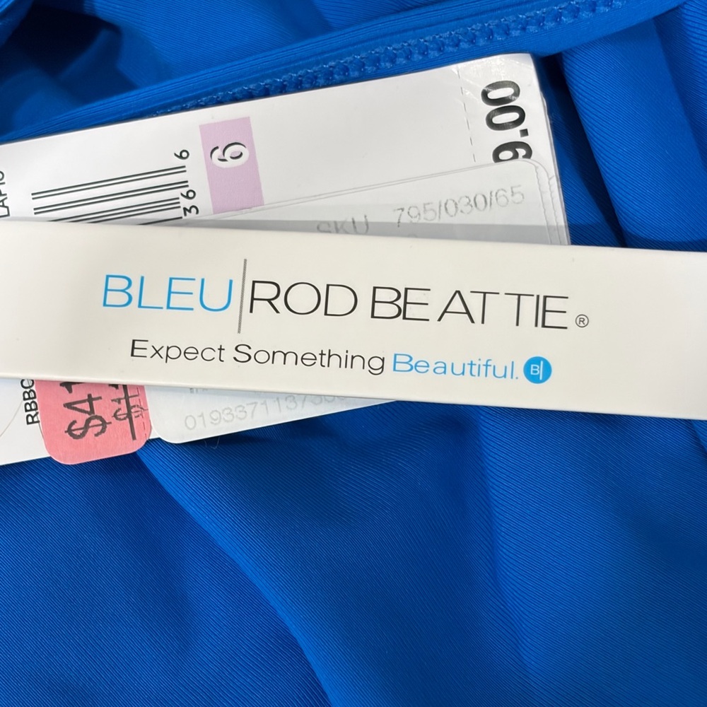 Bleu Rod Beattie Royal Blue Lace-Up One-Piece Swimsuit - Picture 5 of 5